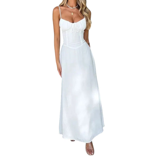 Elegeant vestido de encaje Quralo diseño de verano | LUNVIA
