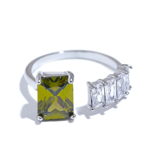 Anillo Asimétrico Prisma Elegante