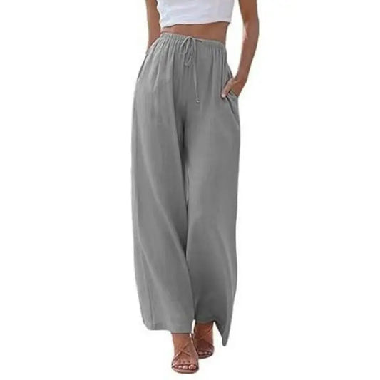 línea casual pantalón pierna ancha pantalón alena | LUNVIA