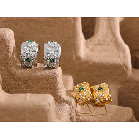 Pendientes Relieve Royal | LUNVIA