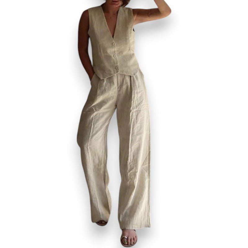 Clacive Annabell Conjunto de verano de dos piezas | LUNVIA |