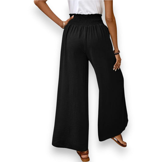 Pantalones sueltos con cintura alta Anna | LUNVIA