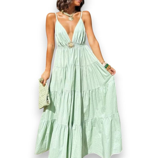 Mint Breeze Kleid | LUNVIA