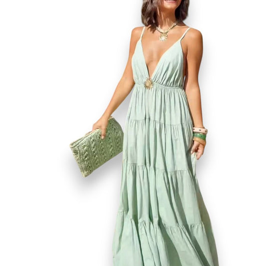 Mint Breeze Kleid | LUNVIA