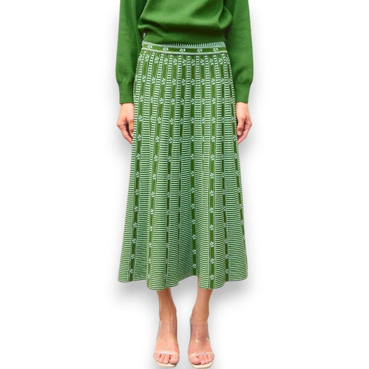 Falda floral verde | LUNVIA