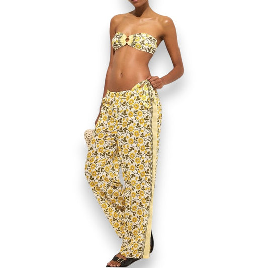 Pantalón estampado narciso | LUNVIA