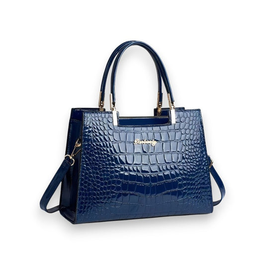 Bolso de piel de cocodrilo brillante | LUNVIA
