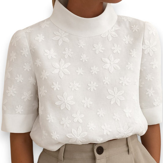 Elegante Blouse met Bloemenprint | LUNVIA