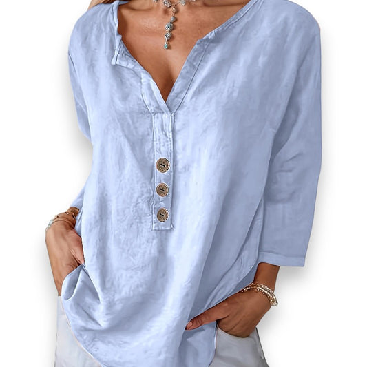Blusa con detalle de botones | LUNVIA