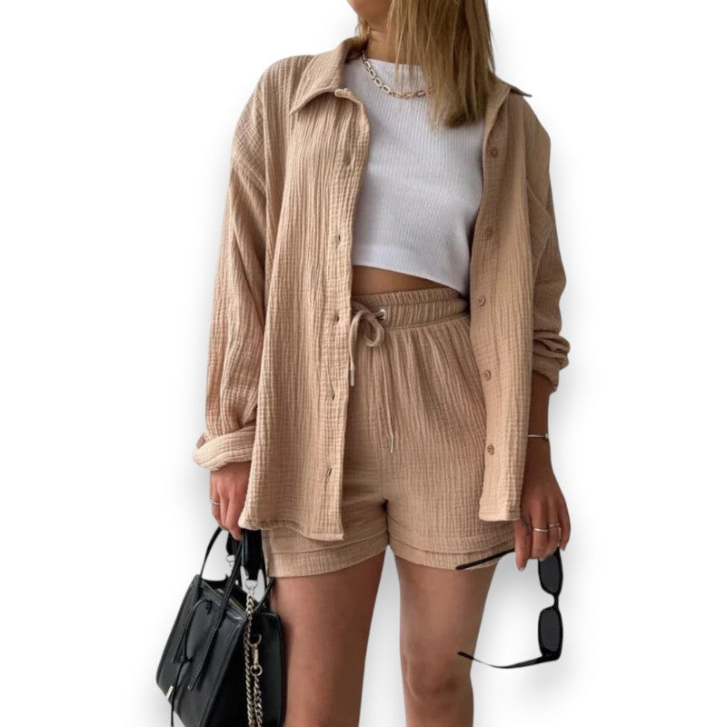 Conjunto de dos piezas chic y desenfadado Aurelie | LUNVIA