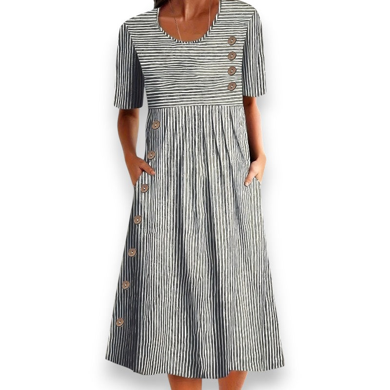 Vestido de verano a rayas Maya | LUNVIA