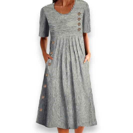 Vestido de verano a rayas Maya | LUNVIA