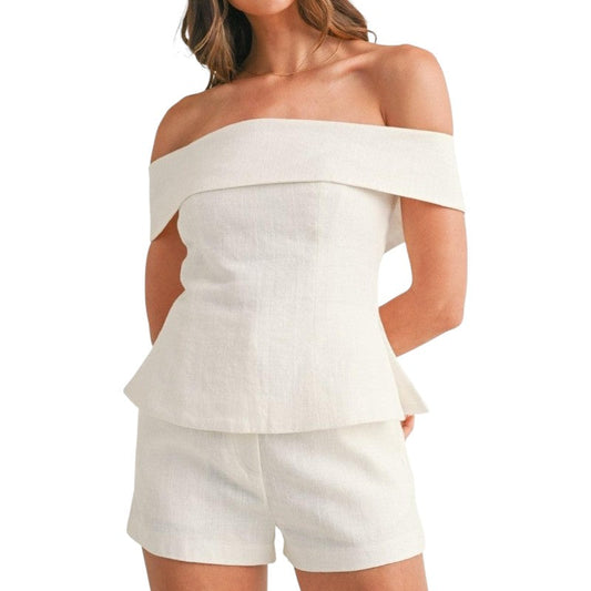 Conjunto blanco de tres piezas | LUNVIA
