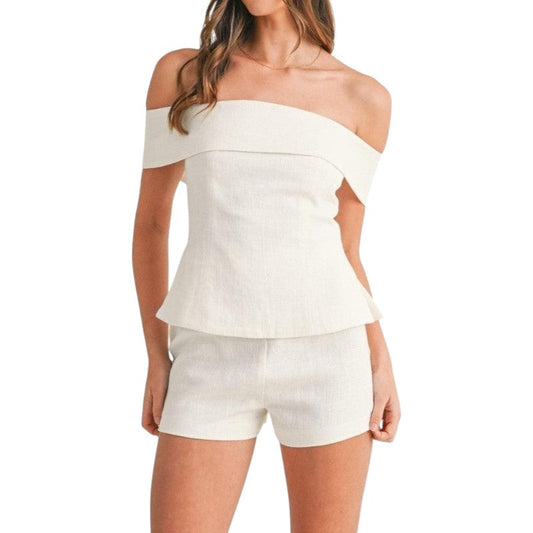 Conjunto blanco de tres piezas | LUNVIA