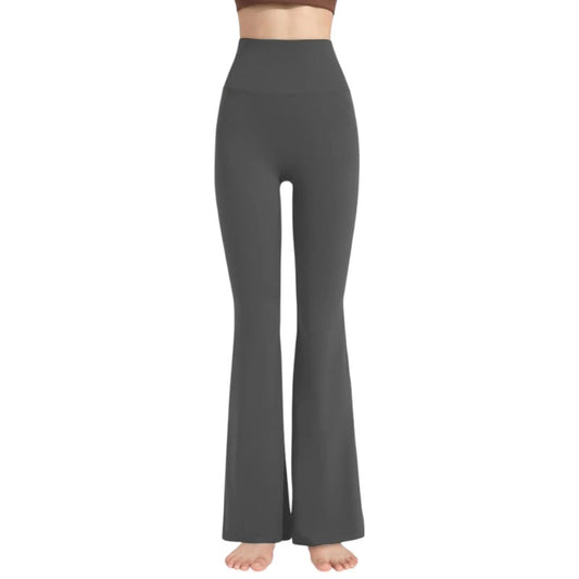 Pantalones anchos de cintura alta que levantan los glúteos opoal | LUNVIA